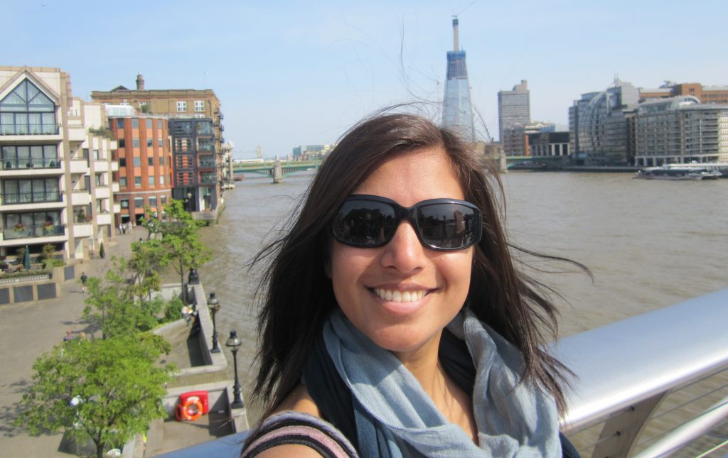 Jyoti selfie in London