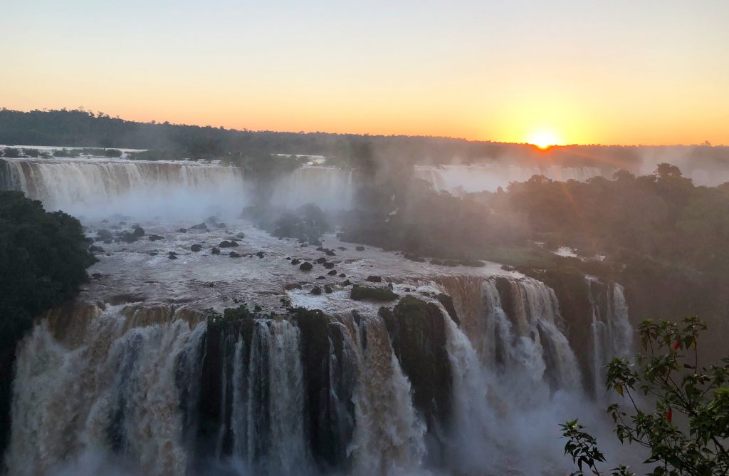 Brasil Iguazu Sunset