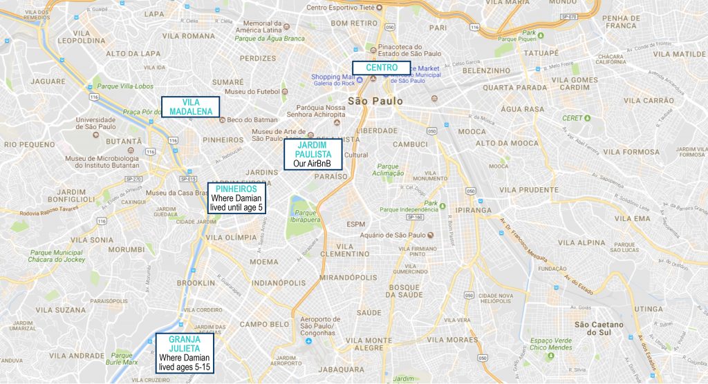 Damian homes map