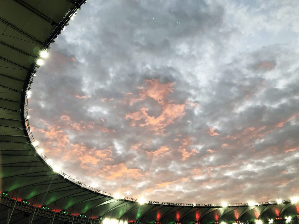 Football at Maracana (Rio's soccer stadium)