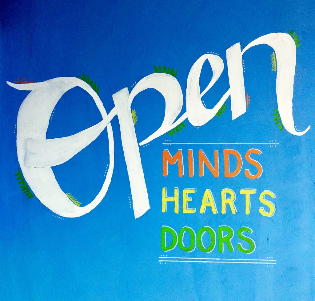 Open minds hearts doors