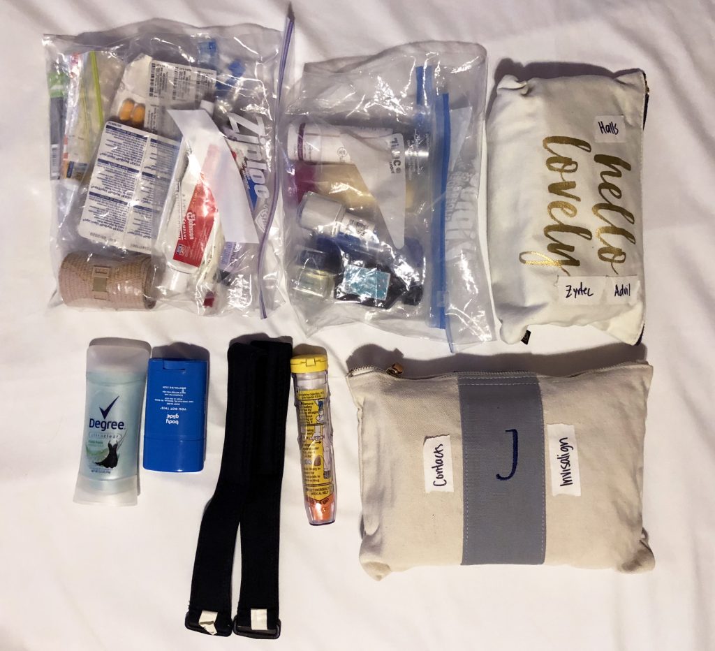 Around the world trip packing list