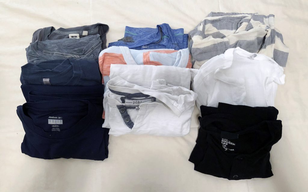 Around the world travel packing list