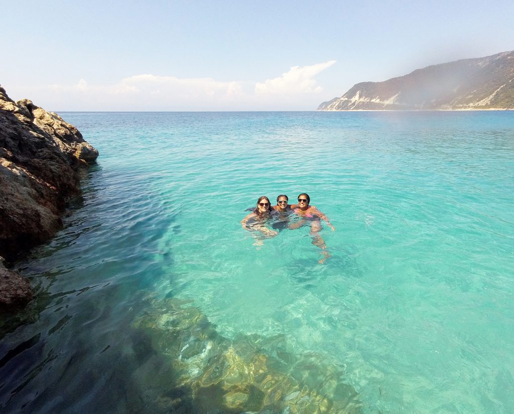 Greek Islands Lefkada swimming tour