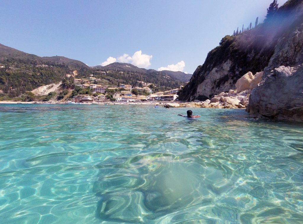 Greek Islands Lefkada swimming tour