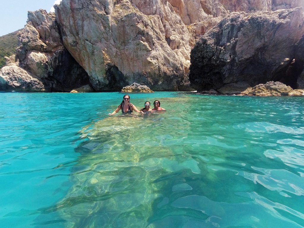 Greek Islands Lefkada swimming tour