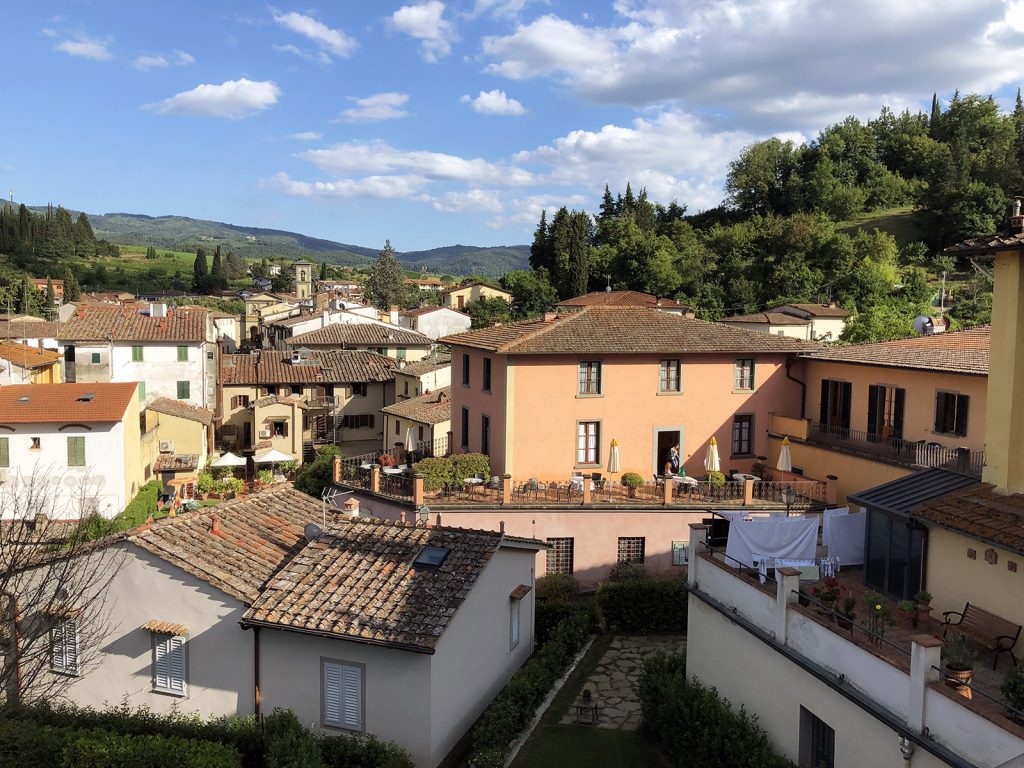 Chianti agriturismo vineyard