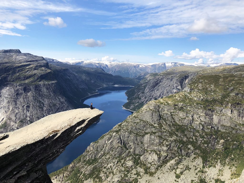 Hiking in Norway Trolltunga