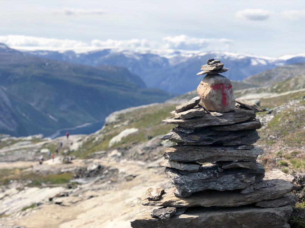 Trolltunga marker