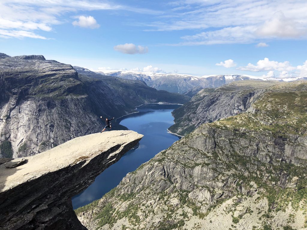 Trolltunga jump