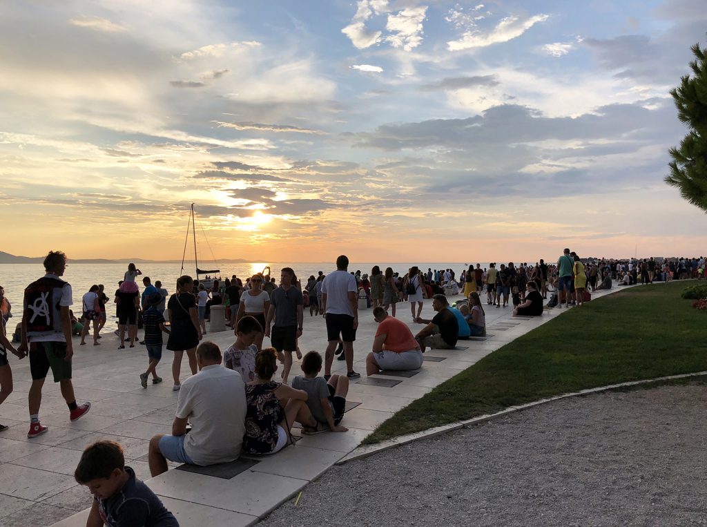 Zadar sunset