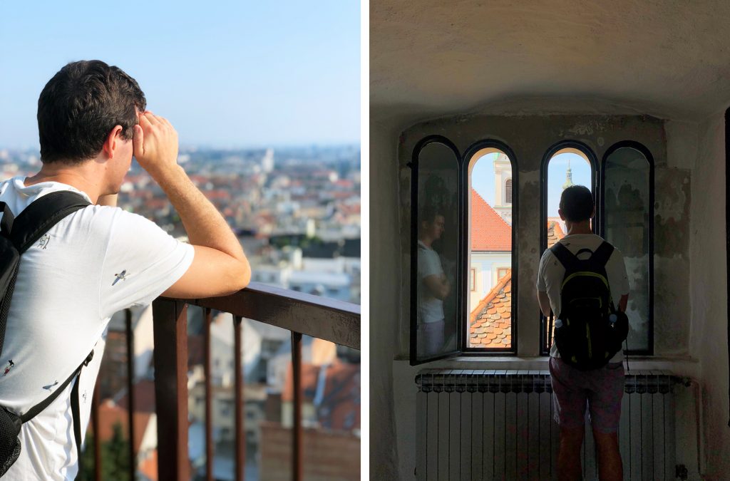 Zagreb tower view
