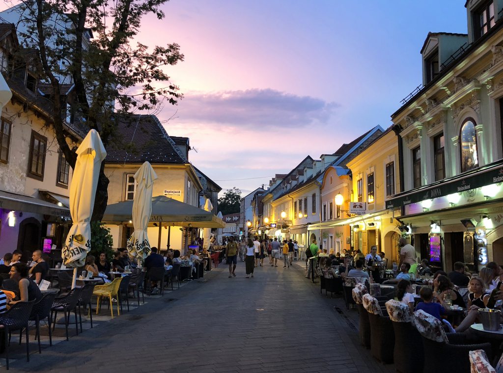 Zagreb main fun street