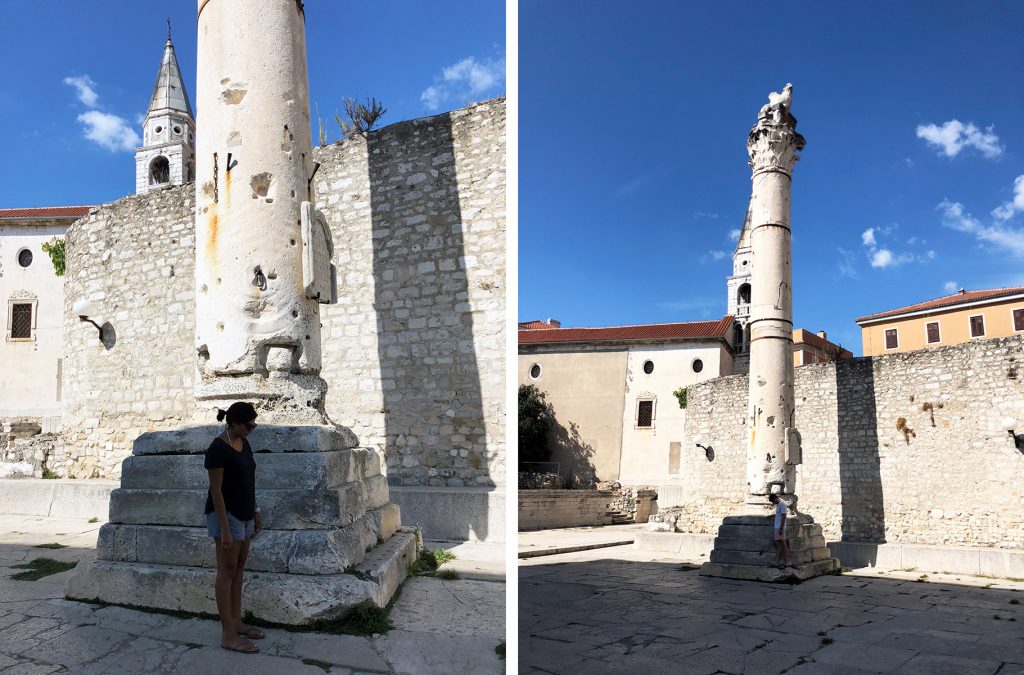 Zadar pillar of shame