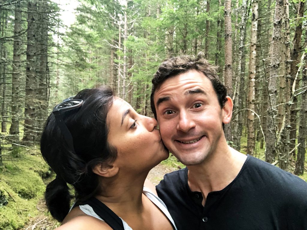 Kiss on cheek Norway