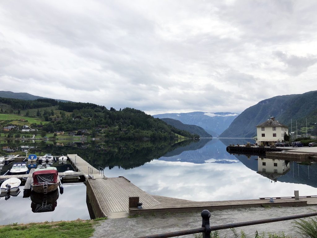 Driving Norway fjord views