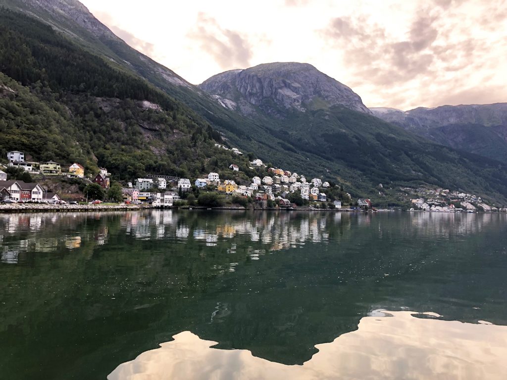 Driving Norway evening