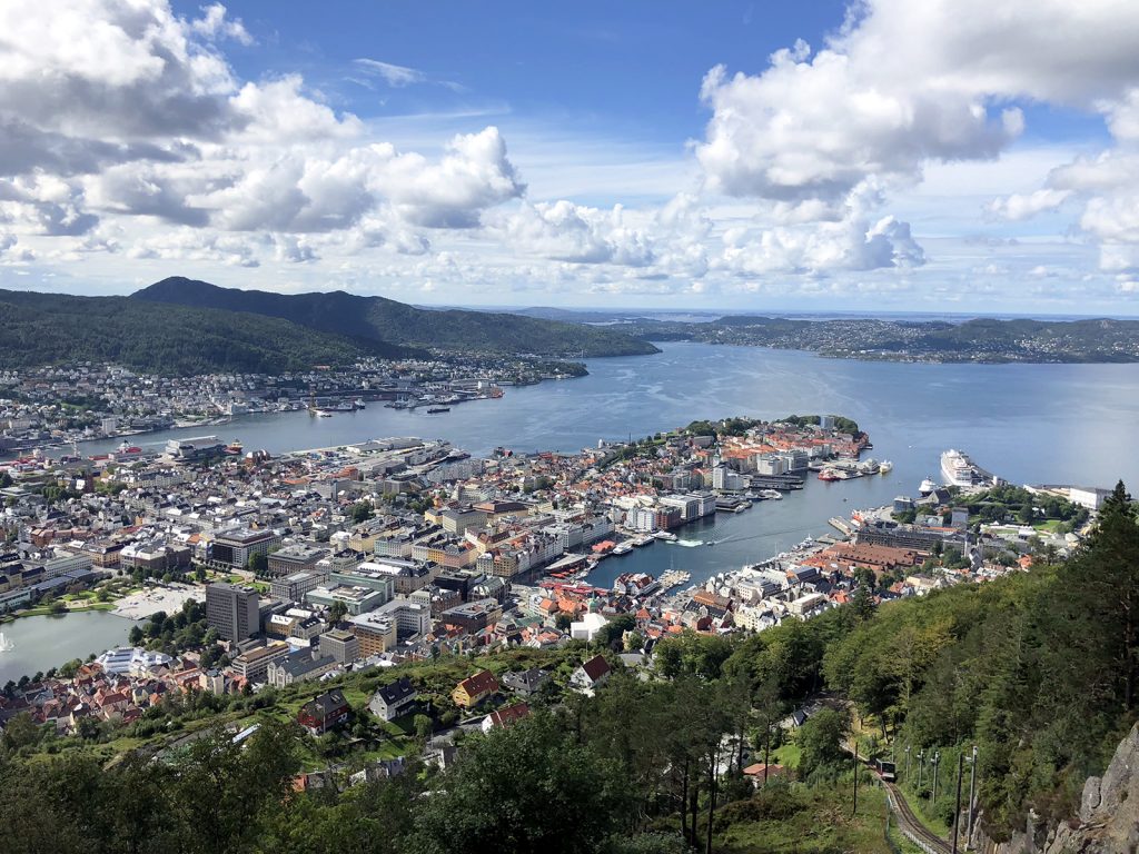 Bergen from above
