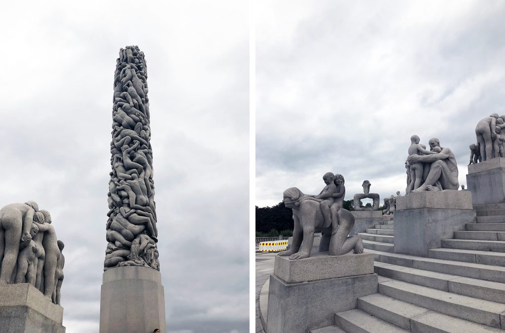 Vigeland sculpture park Oslo