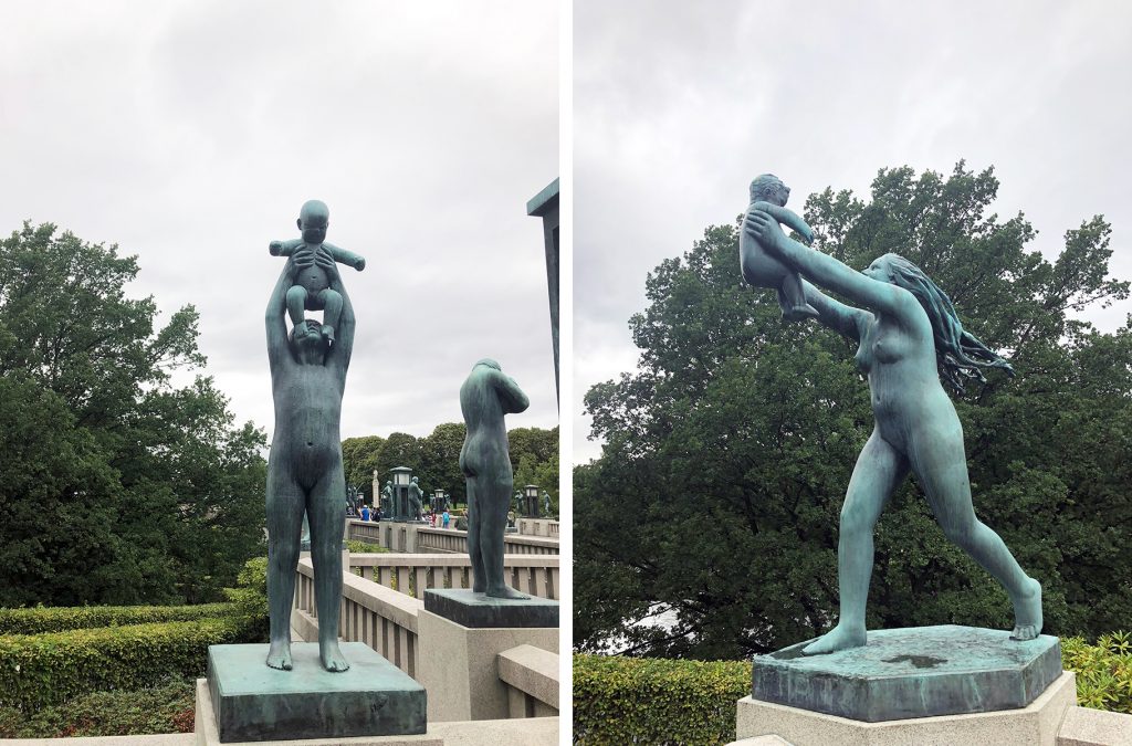 Vigeland sculpture park Oslo